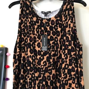 Leopard Knit Tank